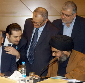 ديدار قريبالوقوع سيدحسن نصرالله و سعد حريرى